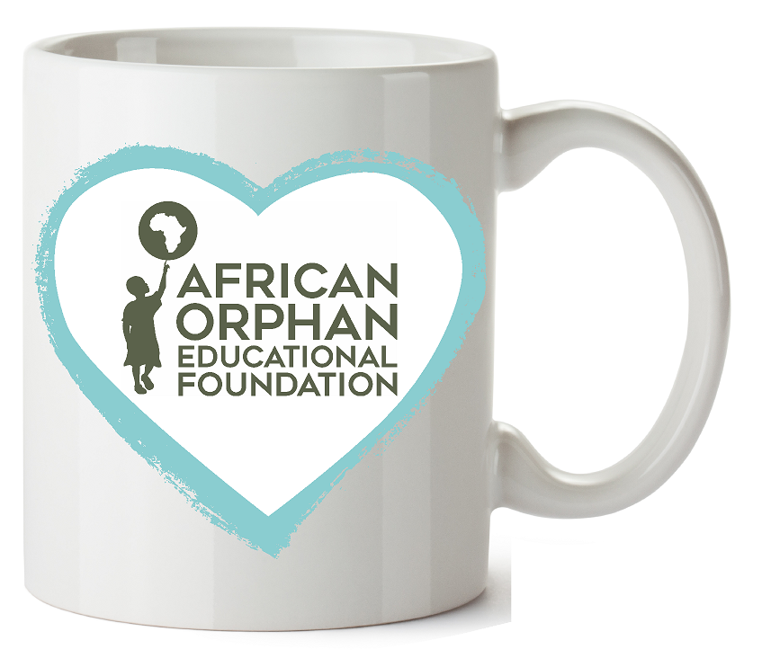 African Orphan Educational Foundation coffee blend supporting education with $5 donation per bag by Xcel Florida