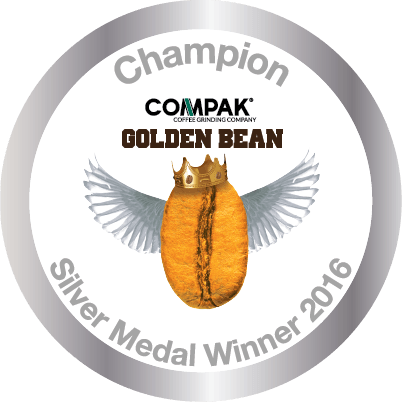 Water Processed Decaf Coffee Silver Medal Winner - Golden Bean Award Logo