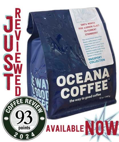 Another 93 point coffee review at Oceana Coffee!