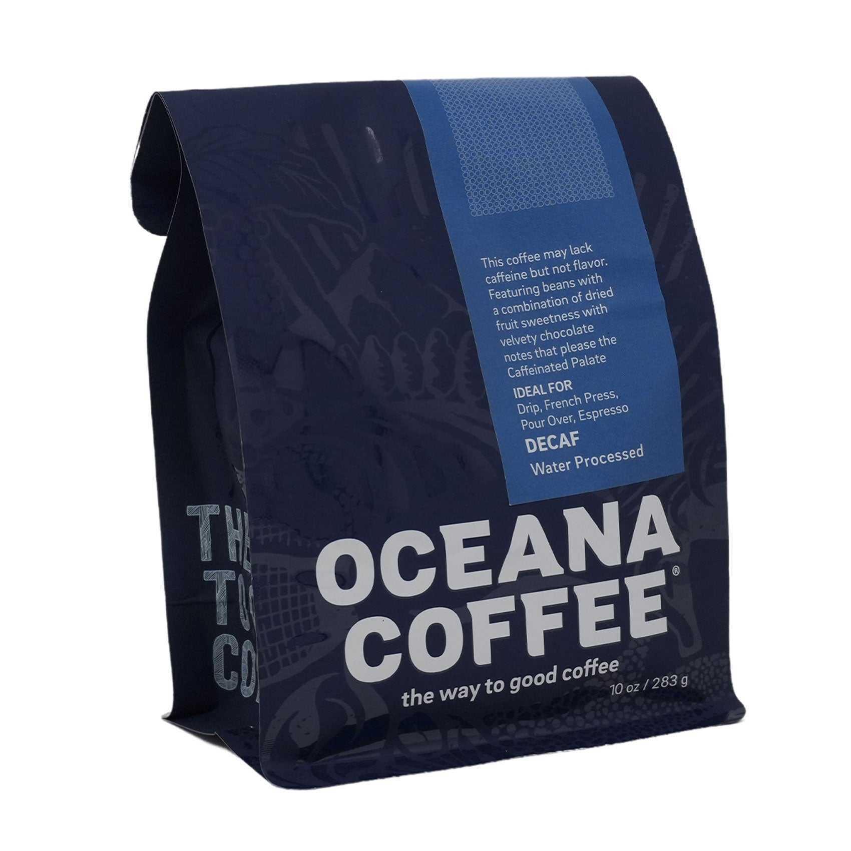 Water Processed Silver Medal Winner decaf coffee with sweet, chocolaty, nutty flavor