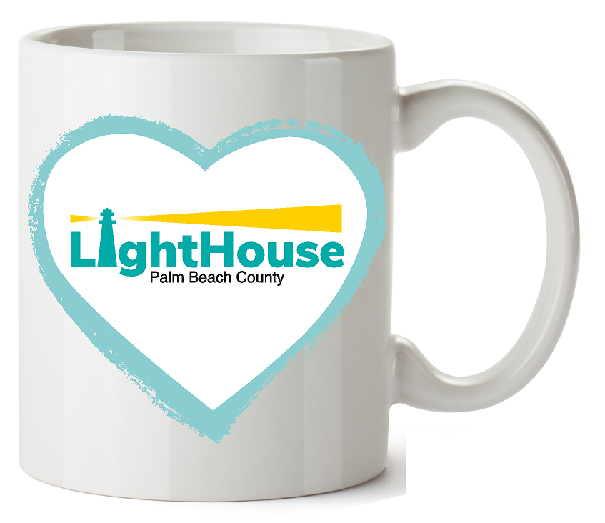 Lighthouse Palm Beach County coffee blend by Xcel Florida with milk chocolate and nutty notes supporting survivors