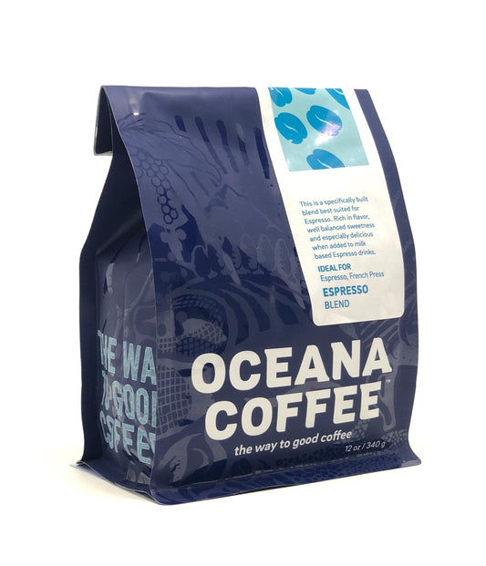 Espresso Blend - Multi Award winning Coffee - Oceana Coffee 2022