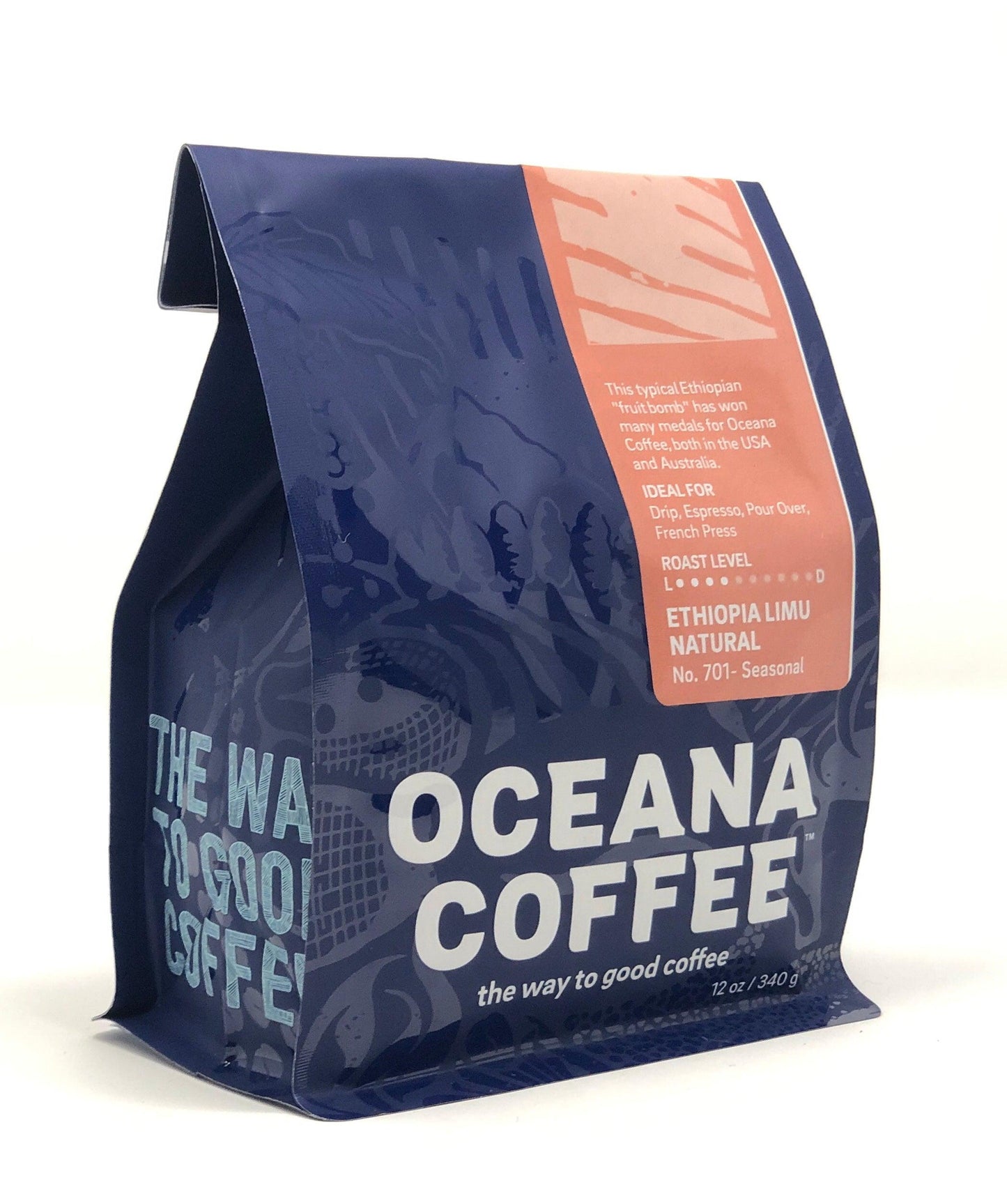 Ethiopia Limu Natural - Light Medium Roast - Oceana Coffee 2022