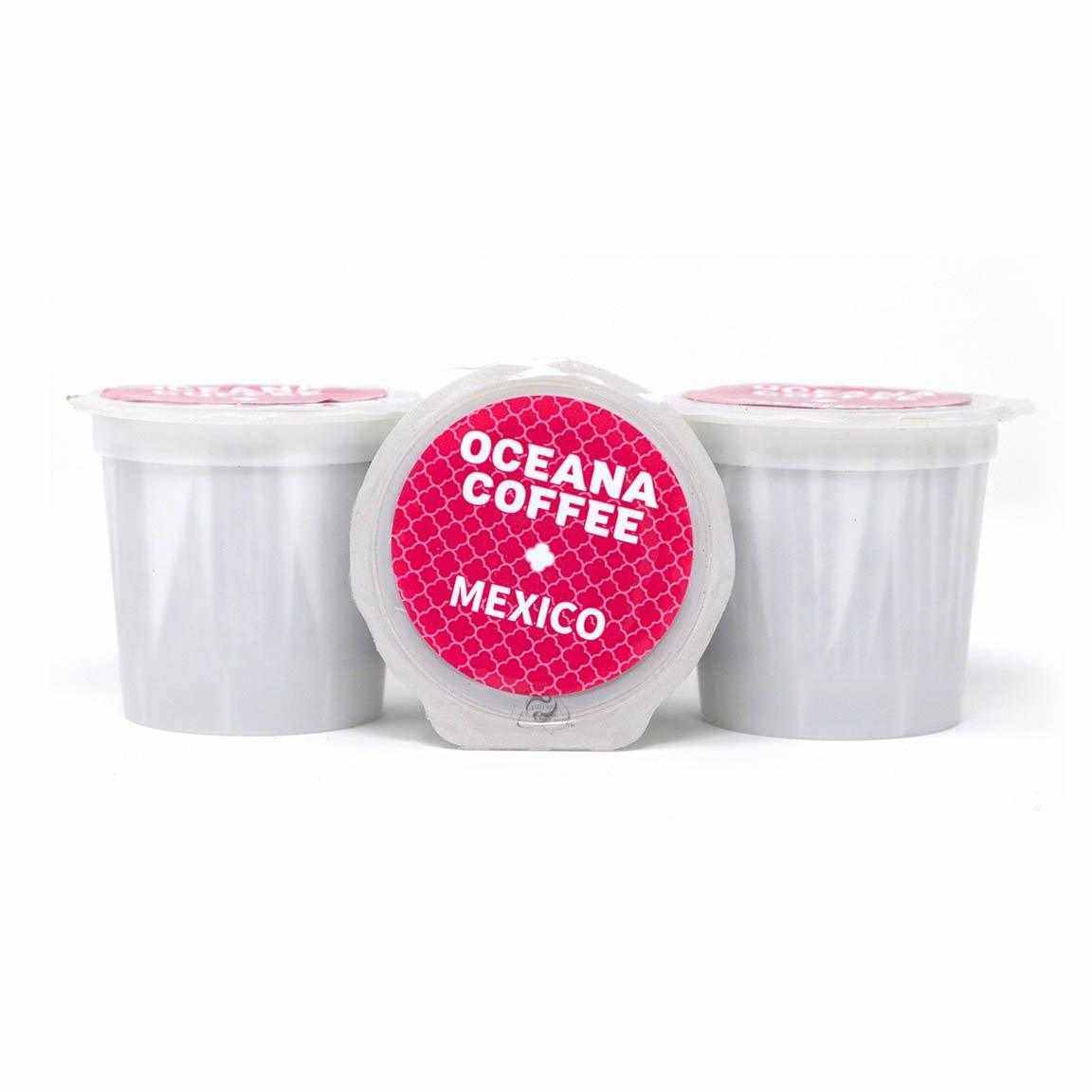 Oceana Coffee Mexico Chiapas 12 Pack K-Cups for single-serve brewers with fresh-roasted, nutty, sweet coffee flavor