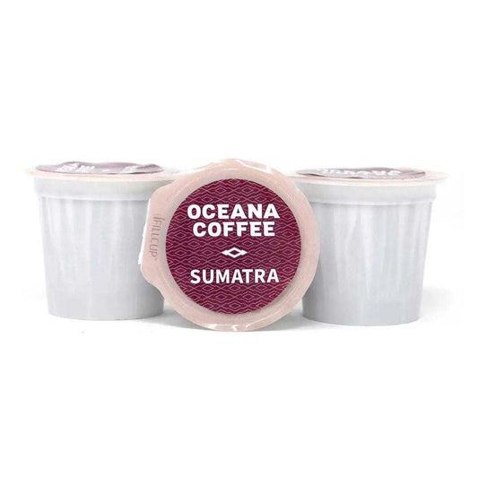 Oceana Coffee Sumatra Mandheling K-Cup pods for single-serve brewers, organic and Fair Trade